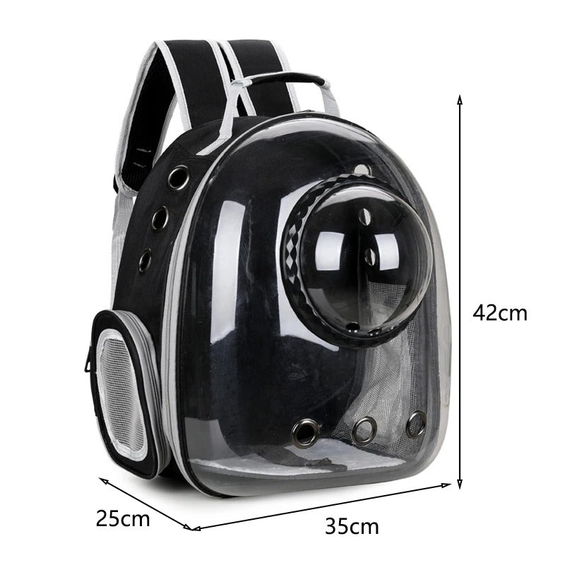 Pet Cat Carrying Bag | Space Capsule Transparent Travel Backpack
