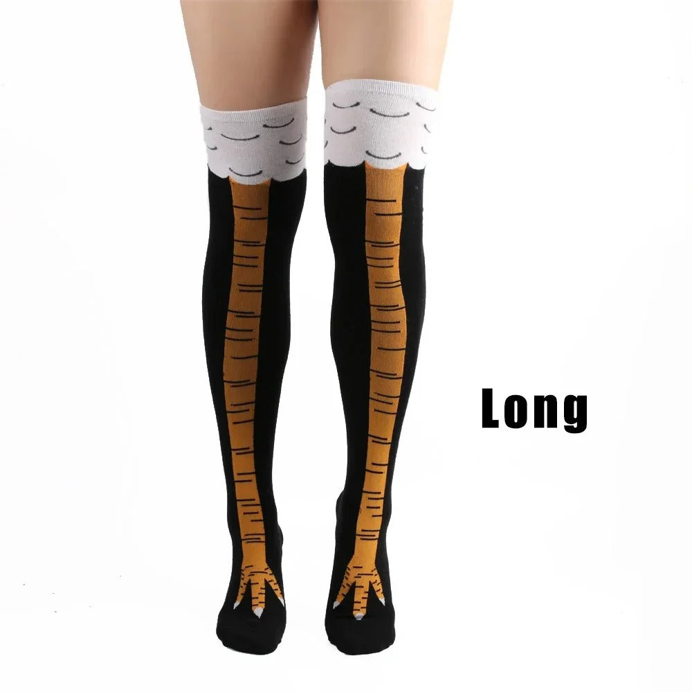 Funny 3D Chicken Socks - Novelty Animal Socks for Men & Women
