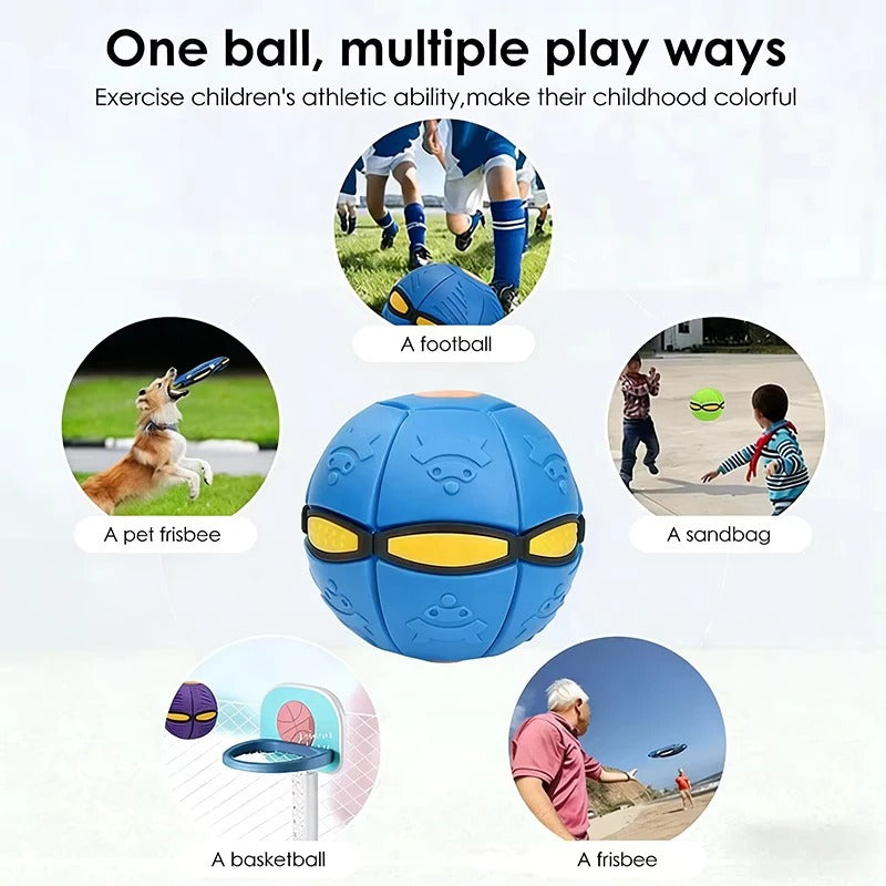 Flying Saucer Ball Magic Deformation Foot Pressure Decompression