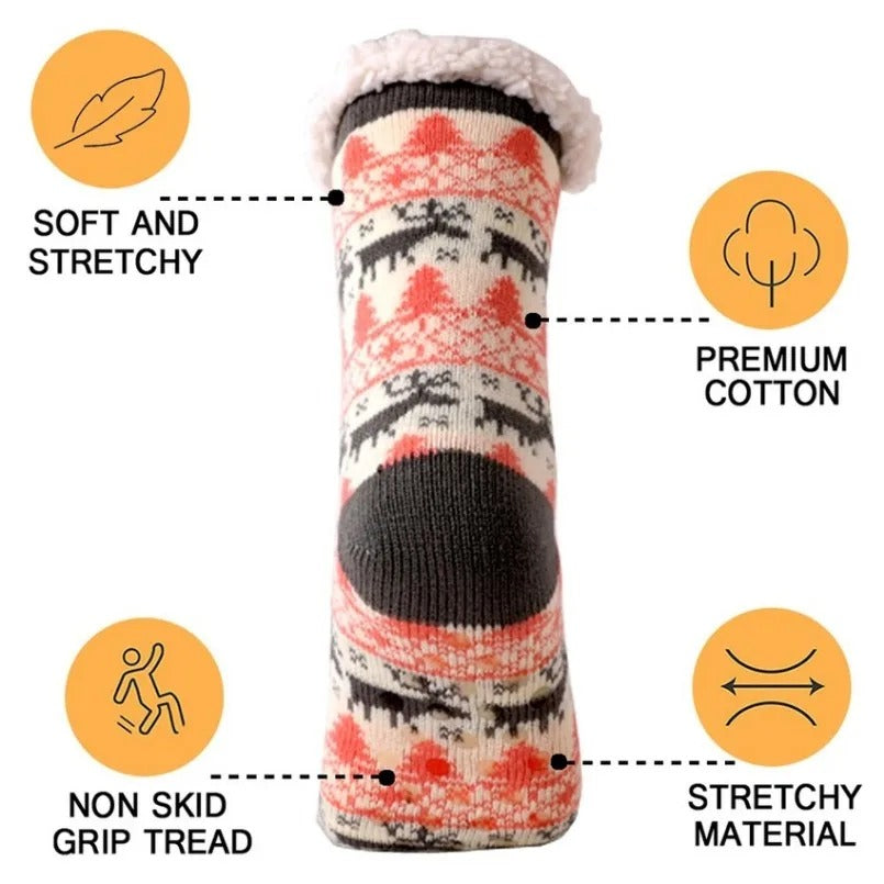 Penguin Plush Slipper Socks – Soft Non-Slip Floor Slippers Short Sock for Women & Girls
