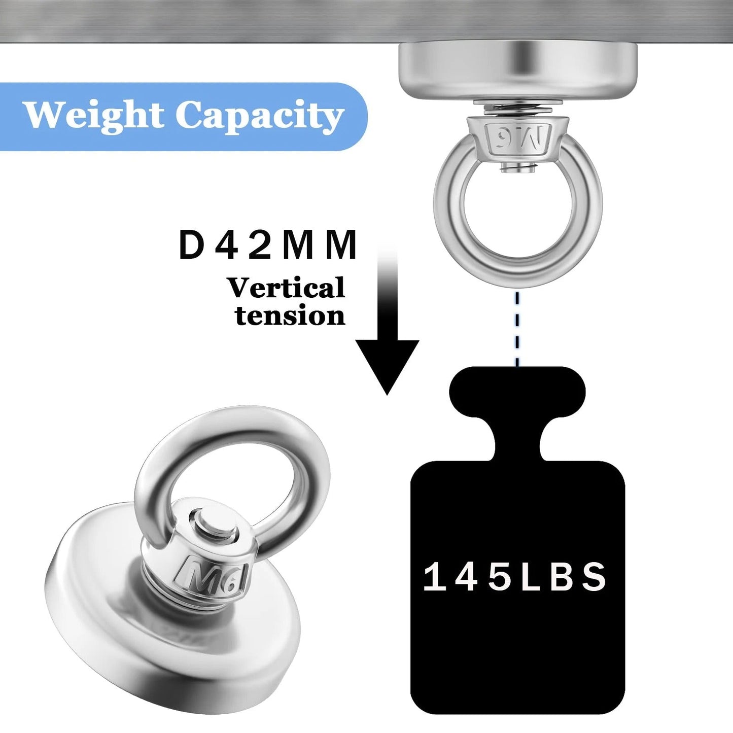 Super Strong Neodymium Fishing Magnets | Heavy-Duty Magnet Fishing Kit
