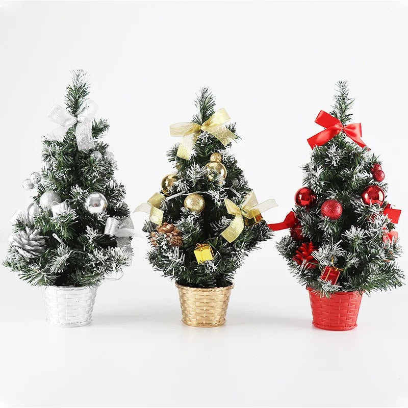 Mini Christmas Tree – 20cm, 30cm & 40cm Artificial Tabletop Xmas Tree for Home, Office & Desk Decoration