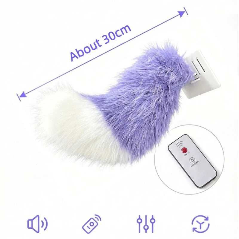 Remote-Control Electric Wagging Tail for Cars & Scooters