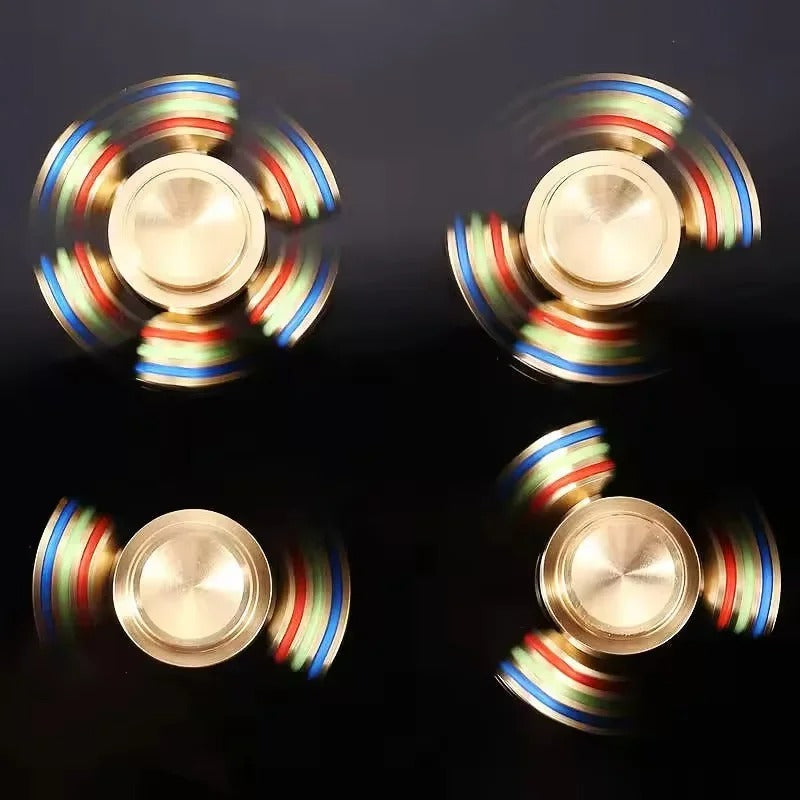 Six Cylinders Fidget Spinner - Stainless Steel Hand Spinner
