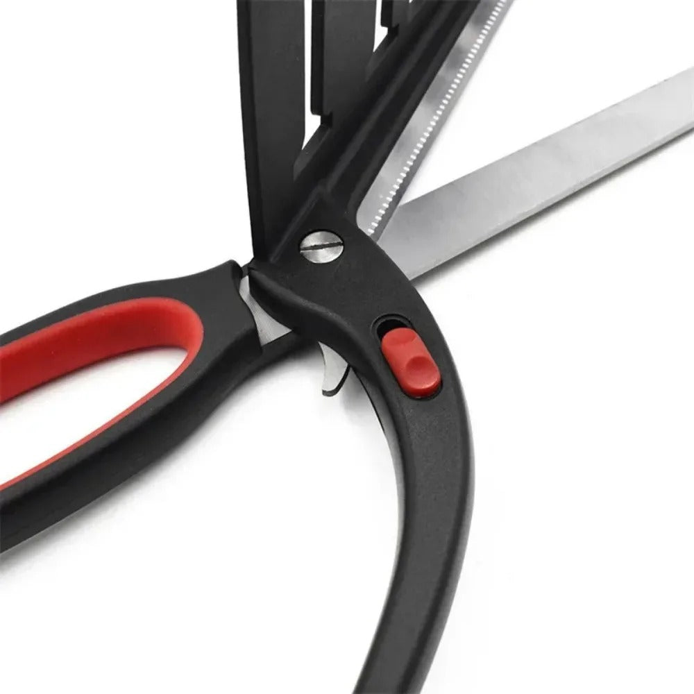 Stainless Steel Pizza Cutter & Slicer – Multi-Functional Baking Tool with Detachable Spatula