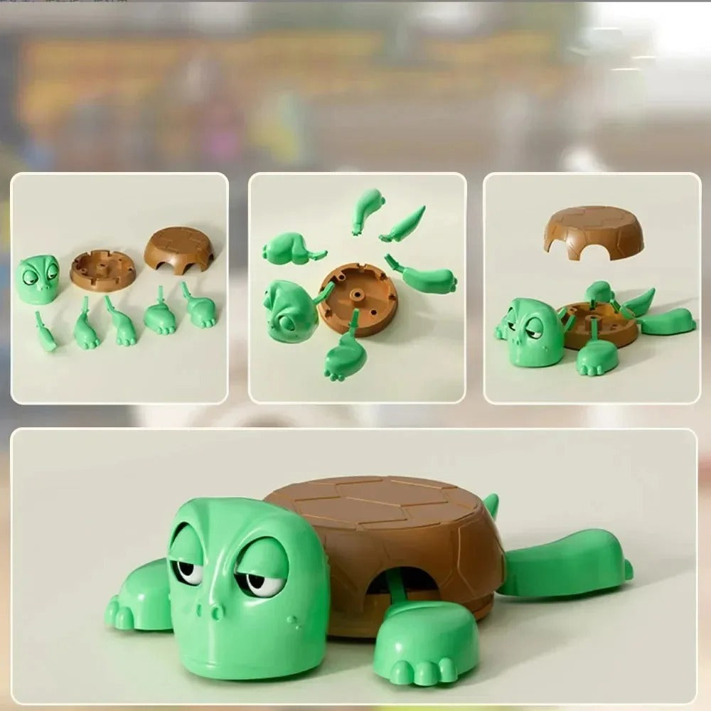 Interactive Squishy Turtle Coaster – Funny Pop-Up Mug Pad, Cute Home & Office Decor, Perfect Gag Gift