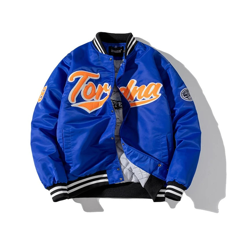 Varsity Baseball Bomber Jacket - Hip Hop Streetwear