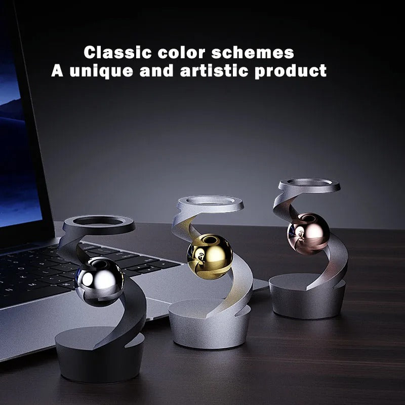 Gyro Gravity-Defying Kinetic Desk Toy – Mesmerising Spinning Fidget Ornament for Office & Home
