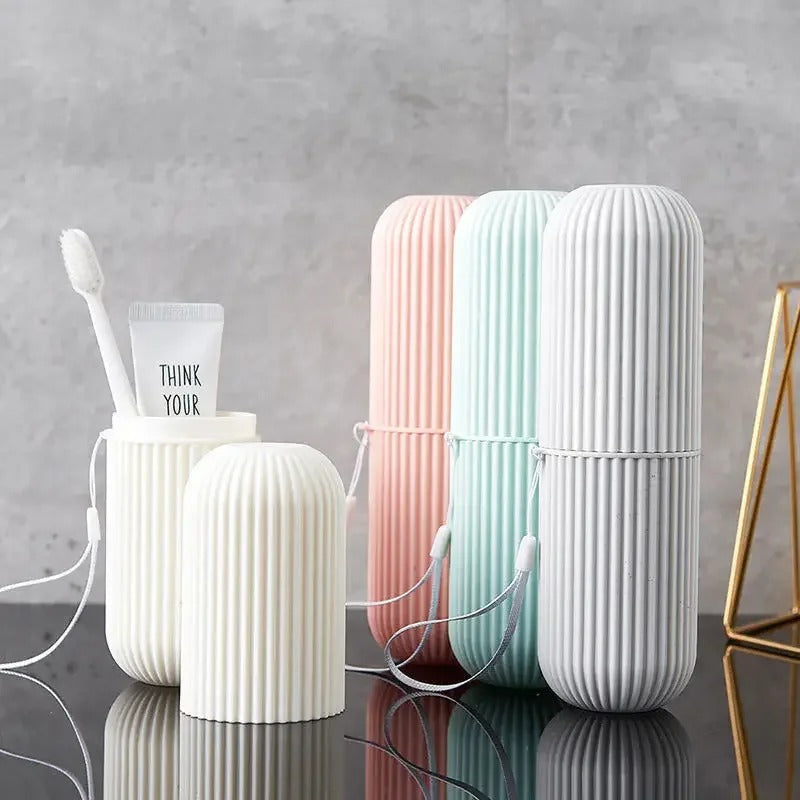 Travel Toothbrush Holder Case – Portable Hygienic Storage Box for Home, Travel & Outdoor Use - QuirkyFindsHub