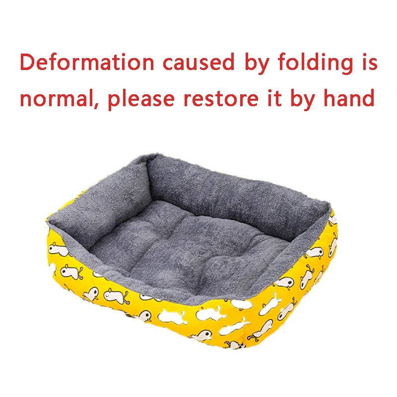 Warm Dog Bed – Cosy Plush Pet Sleeping Bed for Dogs & Cats