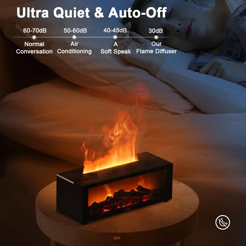 Air Aroma Humidifier Essential Oils Humidifier Flame Fragrance Diffuser