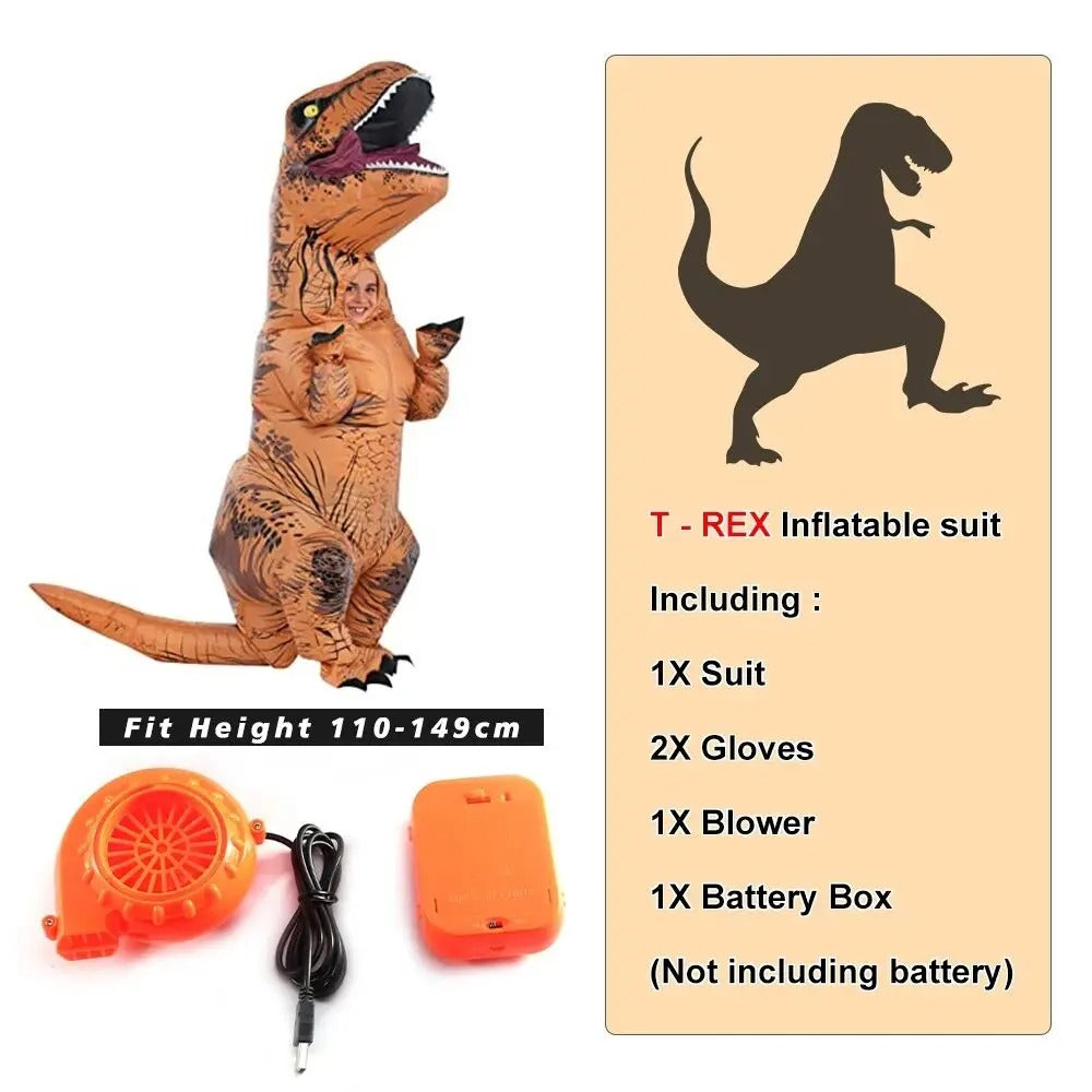 Dinosaur Inflatable Costume – Funny Adult Halloween & Party Suit