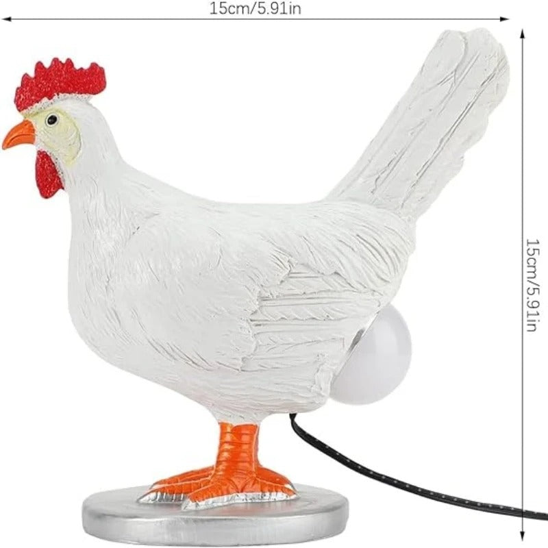 Chicken Egg Lamp – Cute Resin Night Light for Kids Room & Home Decor