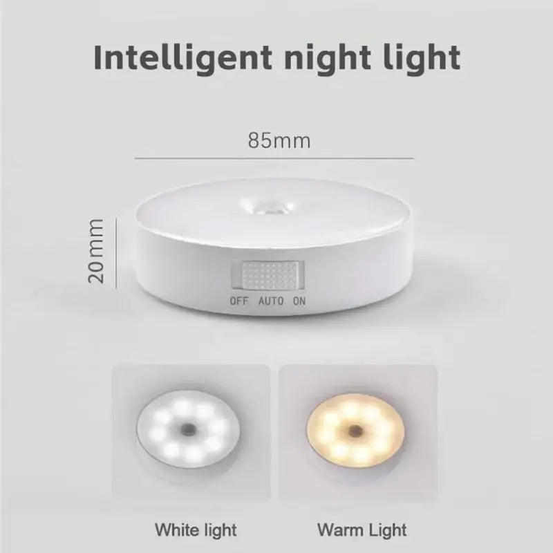 LED Smart Human Body Sensor Night Lamp | Auto Motion Detection Light