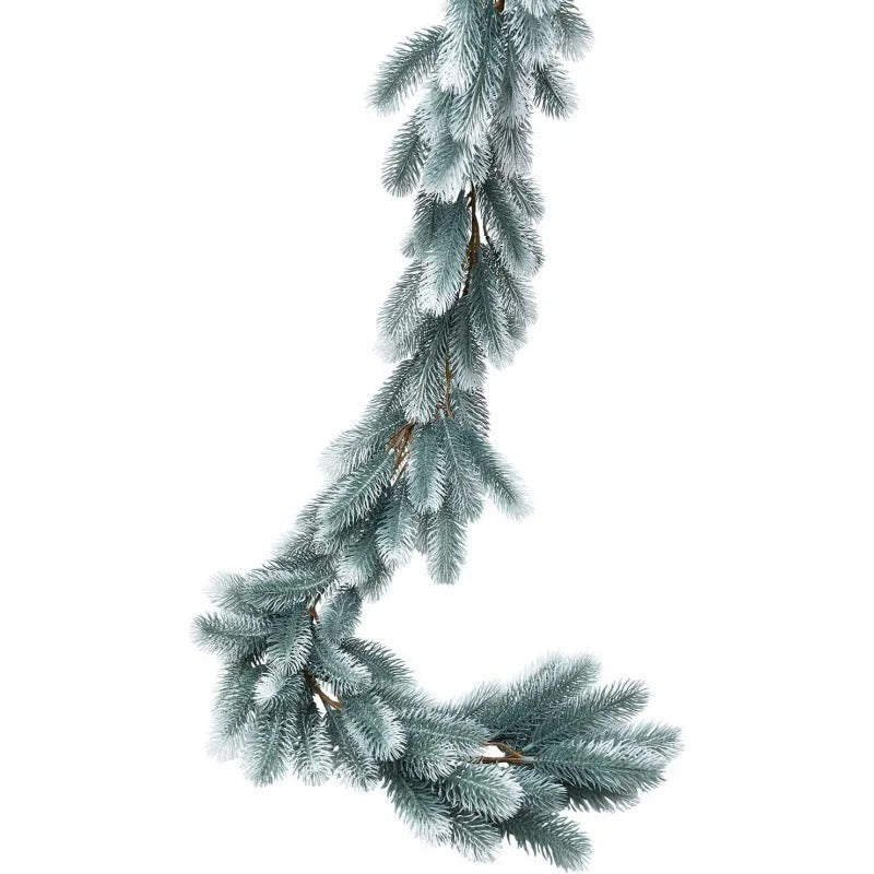 Artificial Pine & Cypress Christmas Wreath – PE Encrypted Rattan Wreath for Festive Door & Wall Decor