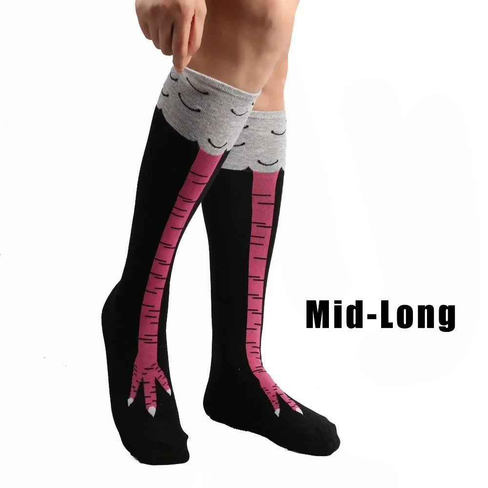 Funny 3D Chicken Socks - Novelty Animal Socks for Men & Women