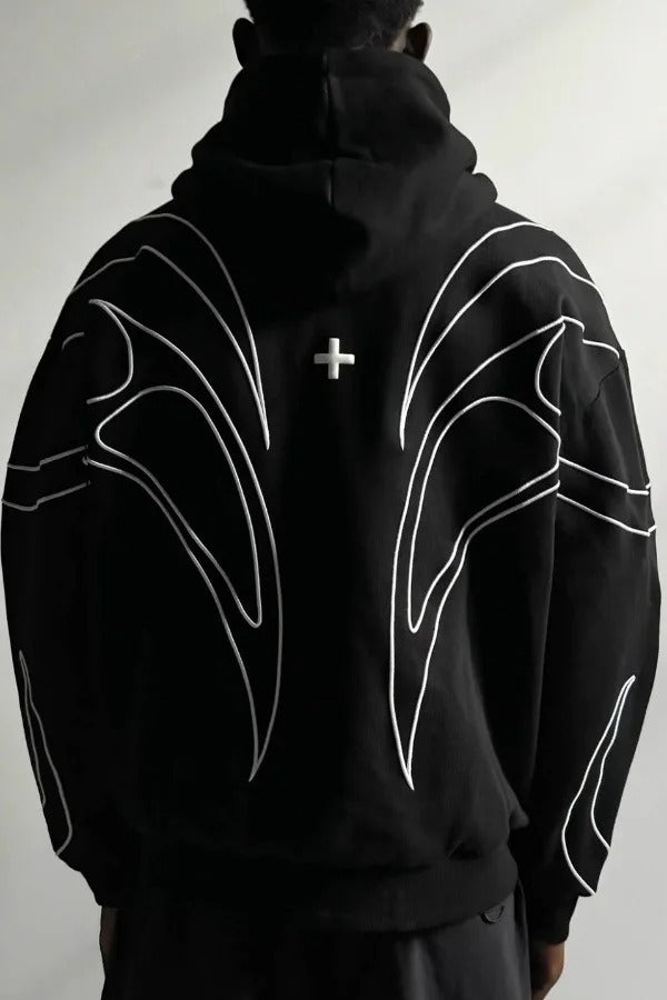 Dark Style  Hoodie - Retro Vintage Streetwear Jacket