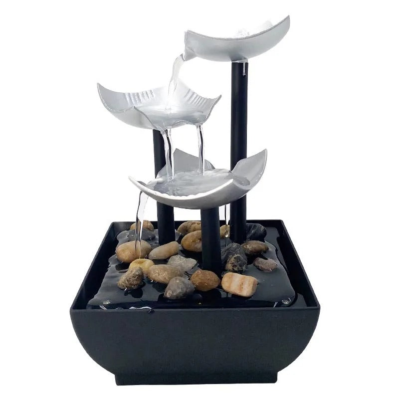Decorative Indoor Water Fountain | Tabletop Home Décor Accent