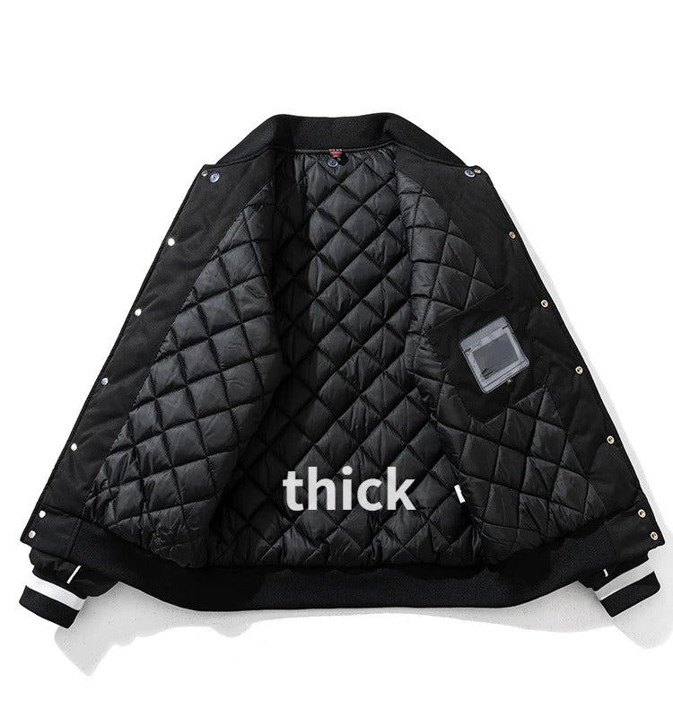 Men's Letter Print Parka Jacket – Autumn Streetwear