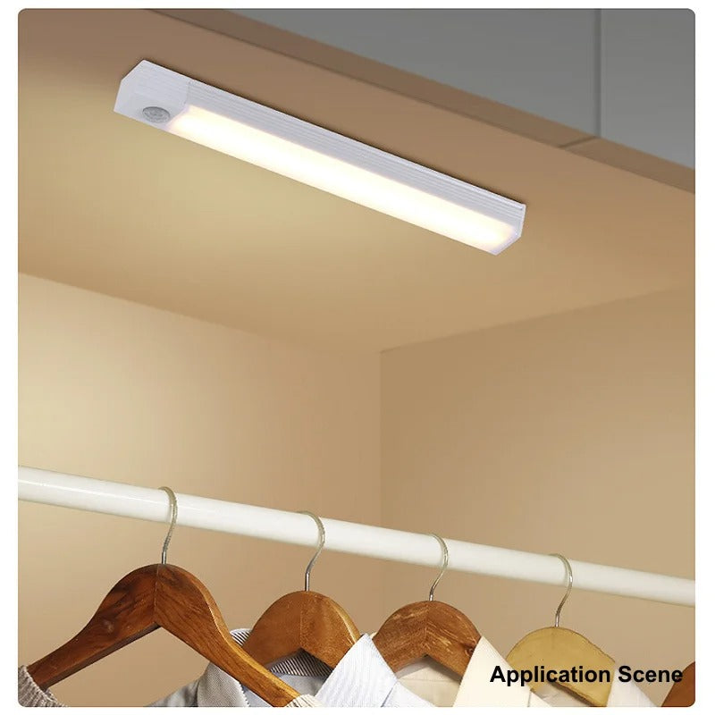 Motion Sensor LED Bar Light – USB Rechargeable Magnetic Cabinet Lamp