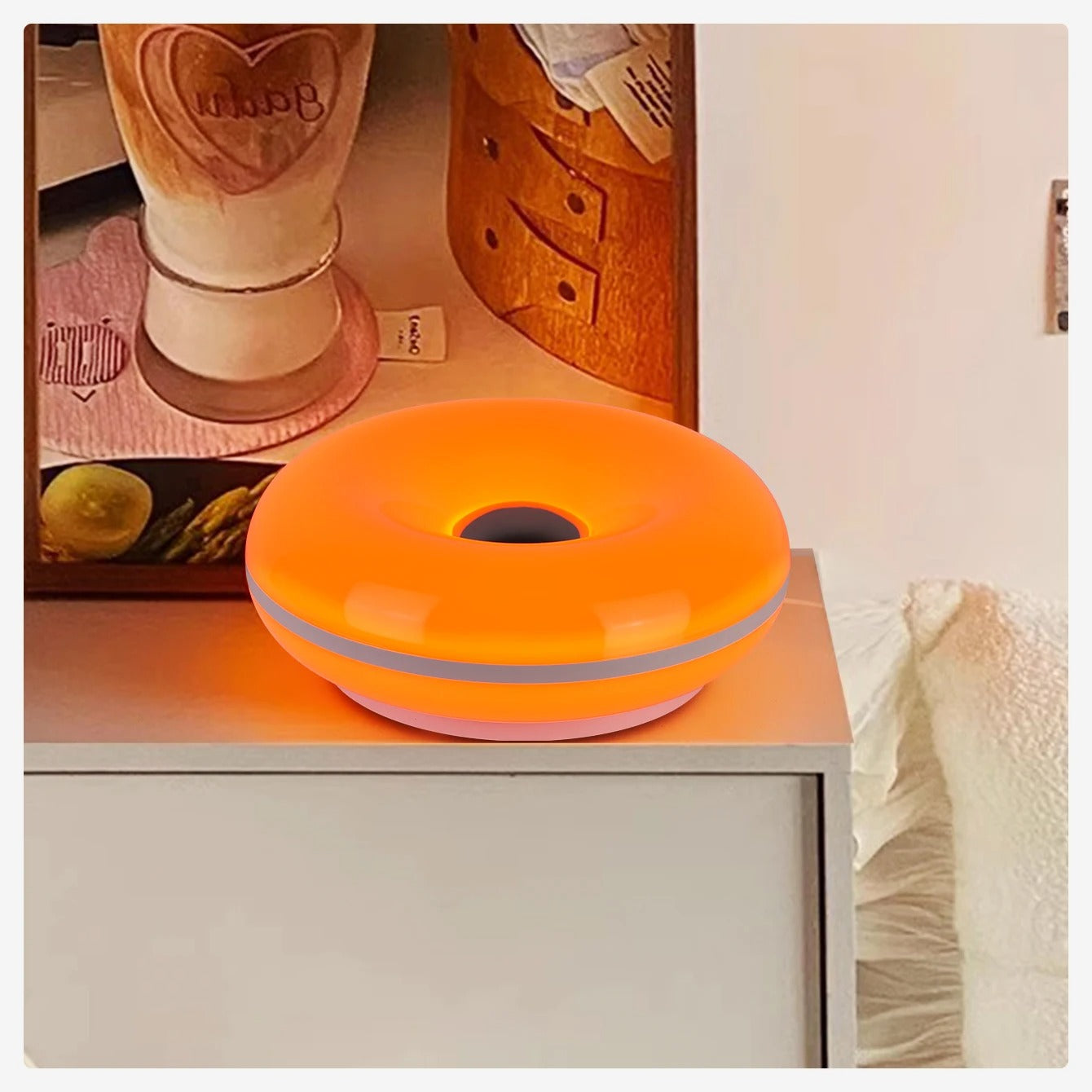 Bauhaus donut table lamp