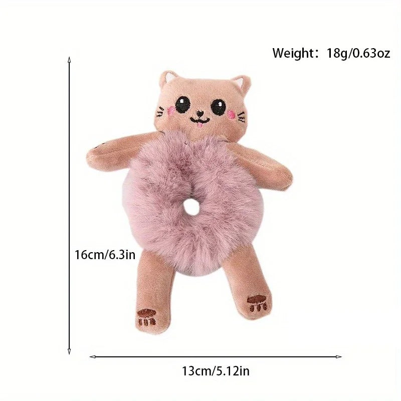 Frog Plush Hair Circle | Cute Scrunchie Wristband Toy for Girls