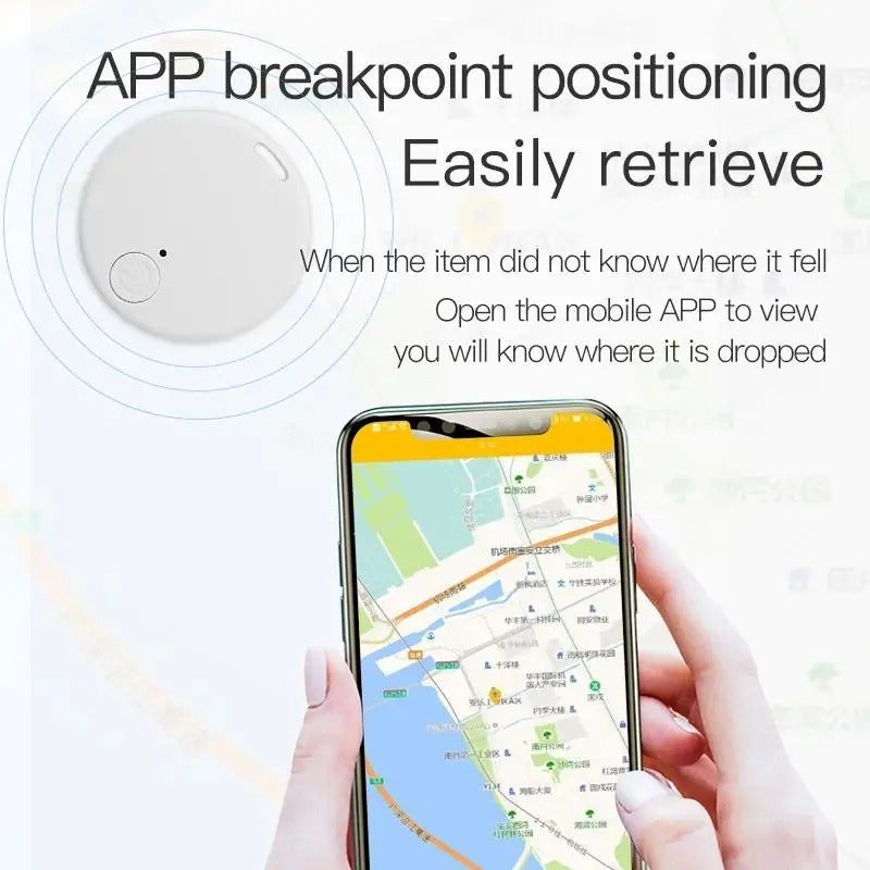 Mini GPS Locator Anti-Lost Alarm | Smart Keychain Tracker for Wallet & Keys