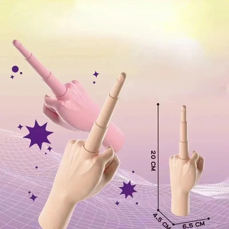 3D Middle Finger Model Toy – Funny Novelty Desk Ornament & Gag Gift