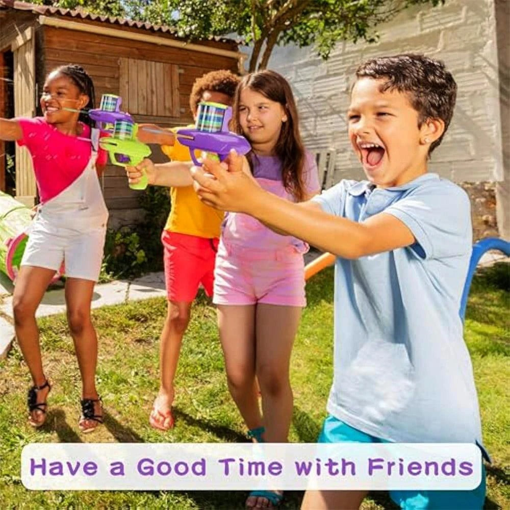 Foam Disc Gun Toy | Flying Disc Shooting Launcher for Kids & Outdoor Play