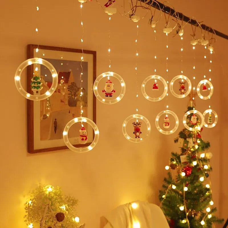 Christmas Wish Ball LED Fairy Curtain Light String – Magical Hanging Lights for Festive & Bedroom Decor