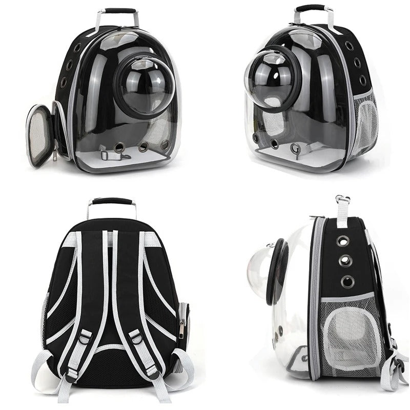 Pet Cat Carrying Bag | Space Capsule Transparent Travel Backpack