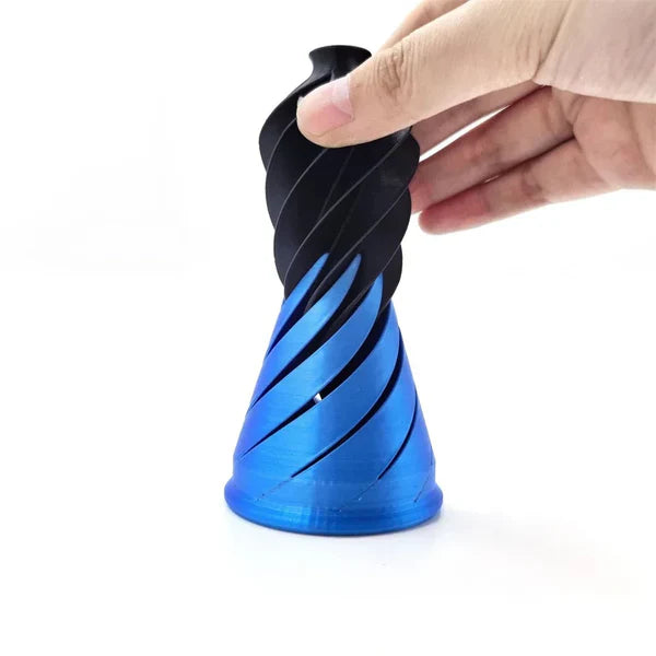 3D Printed Helix Screw Fidget Toy – Satisfying Stress Relief Spinner for Adults & Kids
