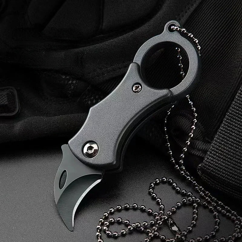 EDC Folding Pocket Knife | Fox Claw Key Chain Box Cutter for Camping & Outdoor Use