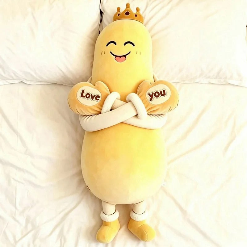Sleep Companion Long Pillow Doll – Soft Plush Soothing Patting Toy | Leg Support Body Pillow for Adults