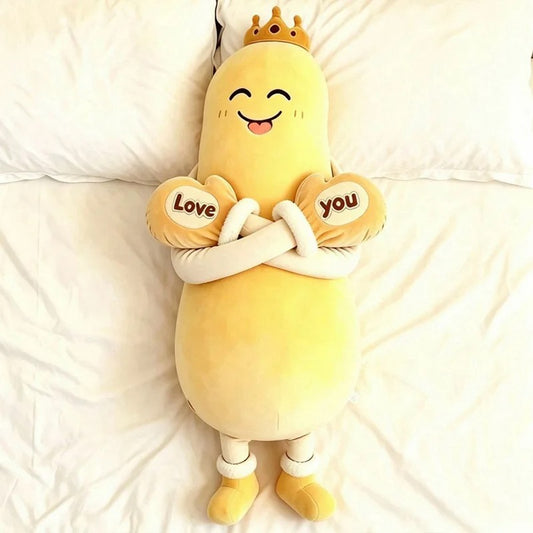 Sleep Companion Long Pillow Doll – Soft Plush Soothing Patting Toy | Leg Support Body Pillow for Adults
