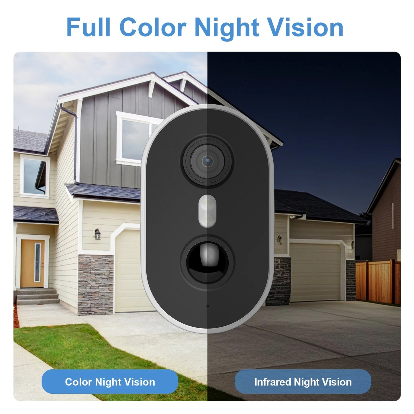 ARCCTV 4MP Solar WiFi Security Camera – Color Night Vision & Two-Way Audio