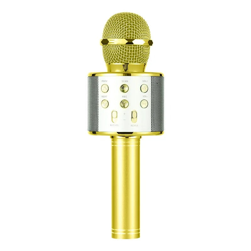 ZK20 Kids Karaoke Microphone – 5-in-1 Wireless Mic with LED Lights for Singing & Fun