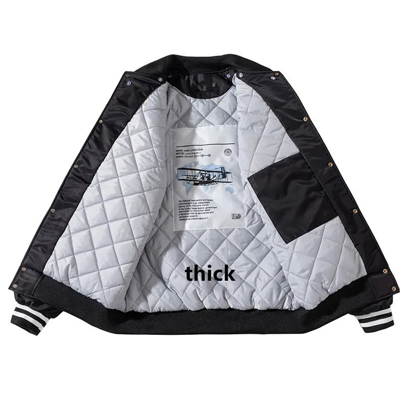 Varsity Baseball Bomber Jacket - Hip Hop Streetwear