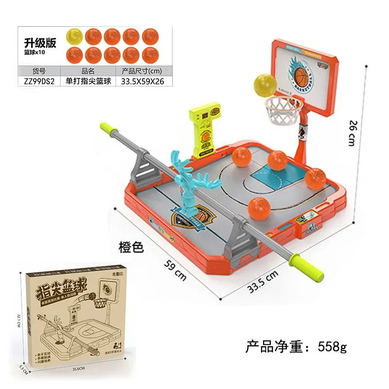 Fingertip Basketball Table Game – Mini Desktop Basketball Toy for Kids, Adults & Office Fun