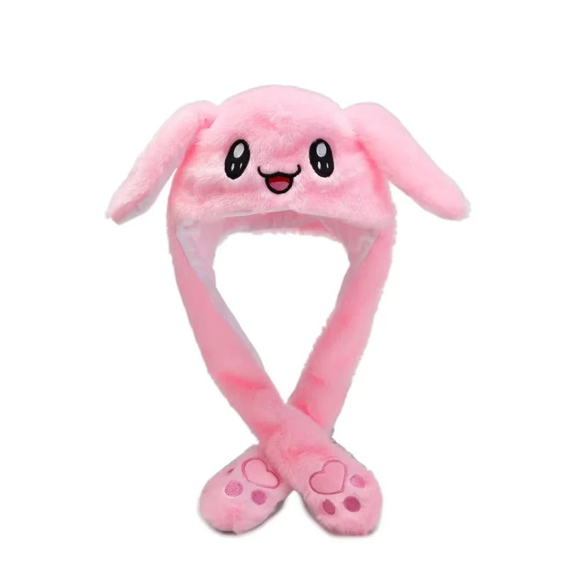 Bunny Hat With Press Paw-to-Move Ears