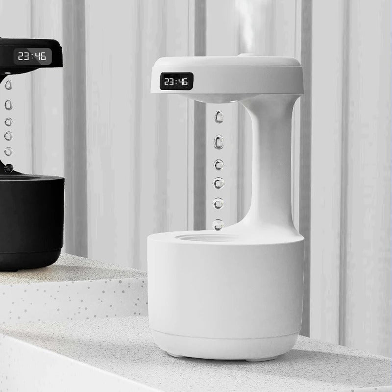 Anti-Gravity Humidifier & Aromatherapy Machine – Cool Mist Diffuser with LED Display
