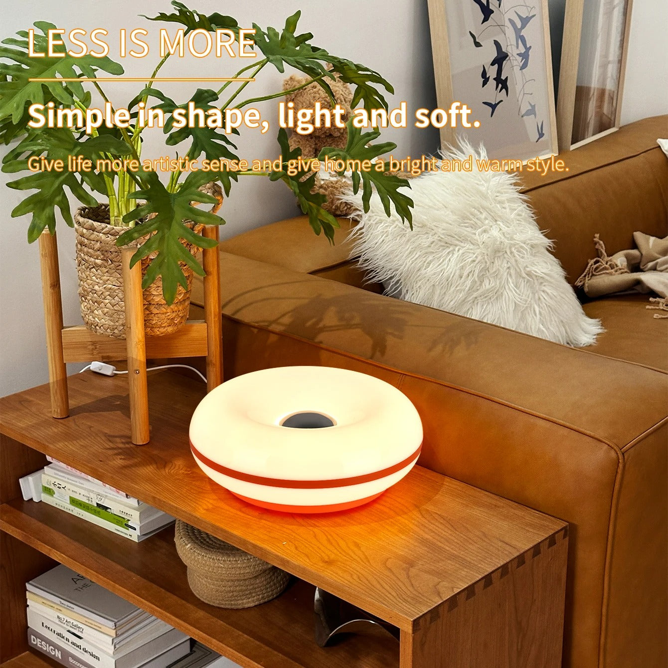 Bauhaus donut table lamp