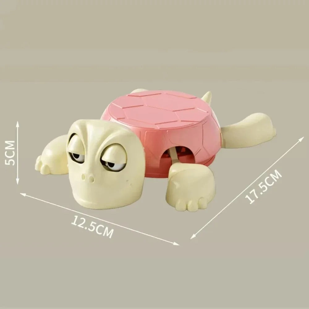 Interactive Squishy Turtle Coaster – Funny Pop-Up Mug Pad, Cute Home & Office Decor, Perfect Gag Gift