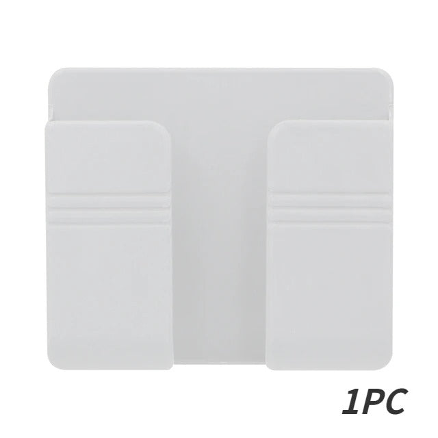 Wall Mounted Storage Box – Punch-Free Multifunction Organizer for Remote, Phone & Charger