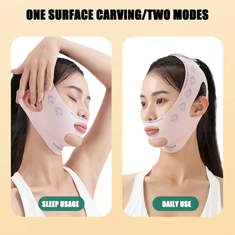 V-Line Face Bandage – Reusable Chin & Cheek Support Mask