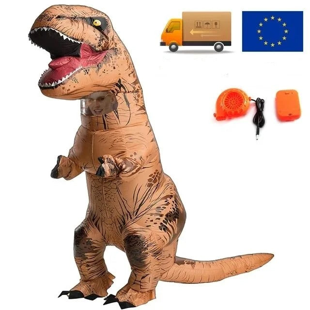 Dinosaur Inflatable Costume – Funny Adult Halloween & Party Suit