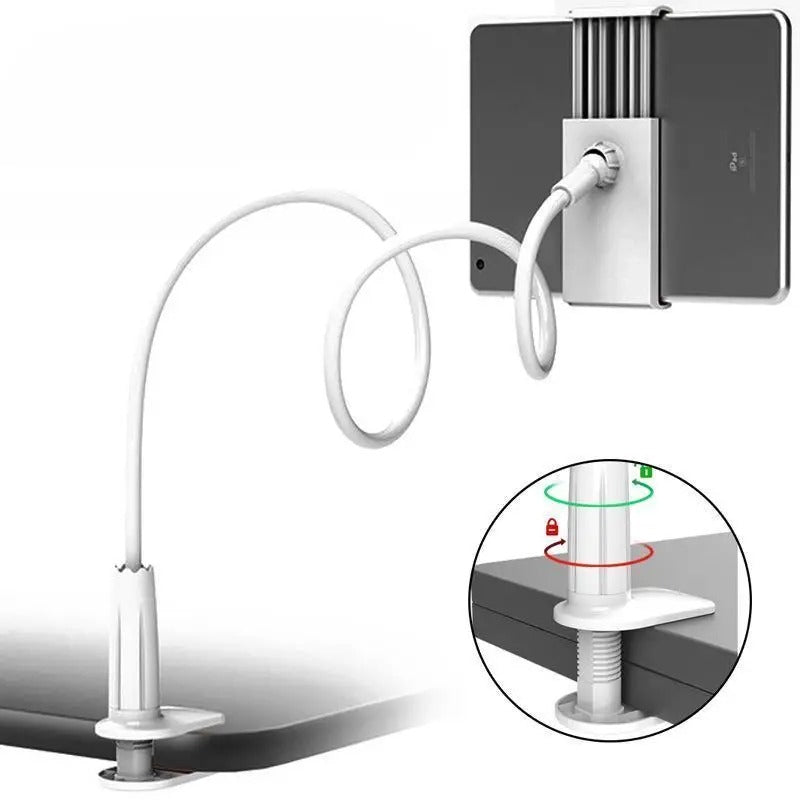 Flexible 360° Clip Phone & Tablet Holder – Universal Bracket for Bed, Desk & More