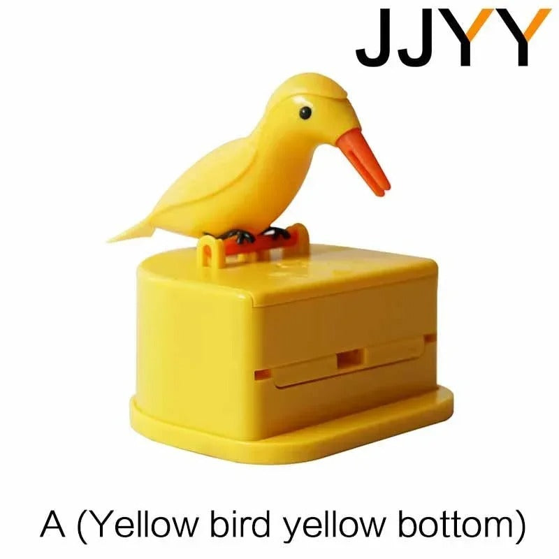 Bird toothpick holder