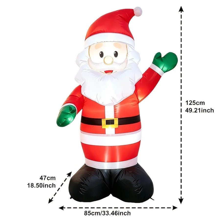 Giant Inflatable Santa Claus Christmas Decoration – Indoor & Outdoor Xmas Party Decor