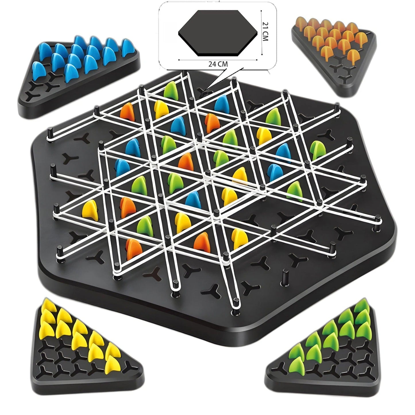 Triangle Chess Splendor Duel Board Game